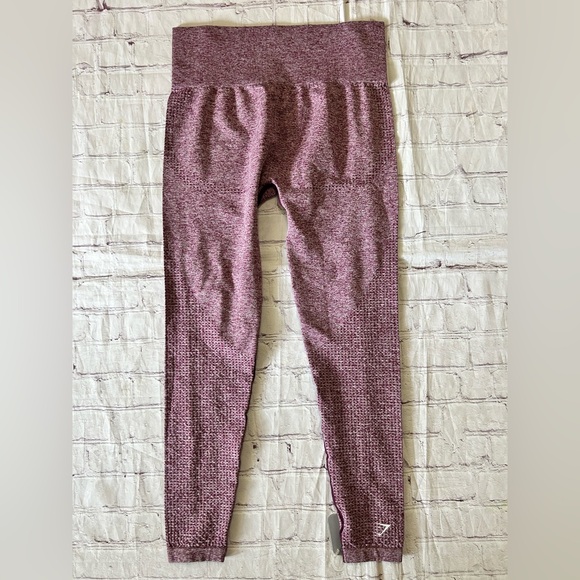 Gymshark NWT Vital Seamless Leggings Deep Magenta Mary Size Medium - Picture 7 of 7